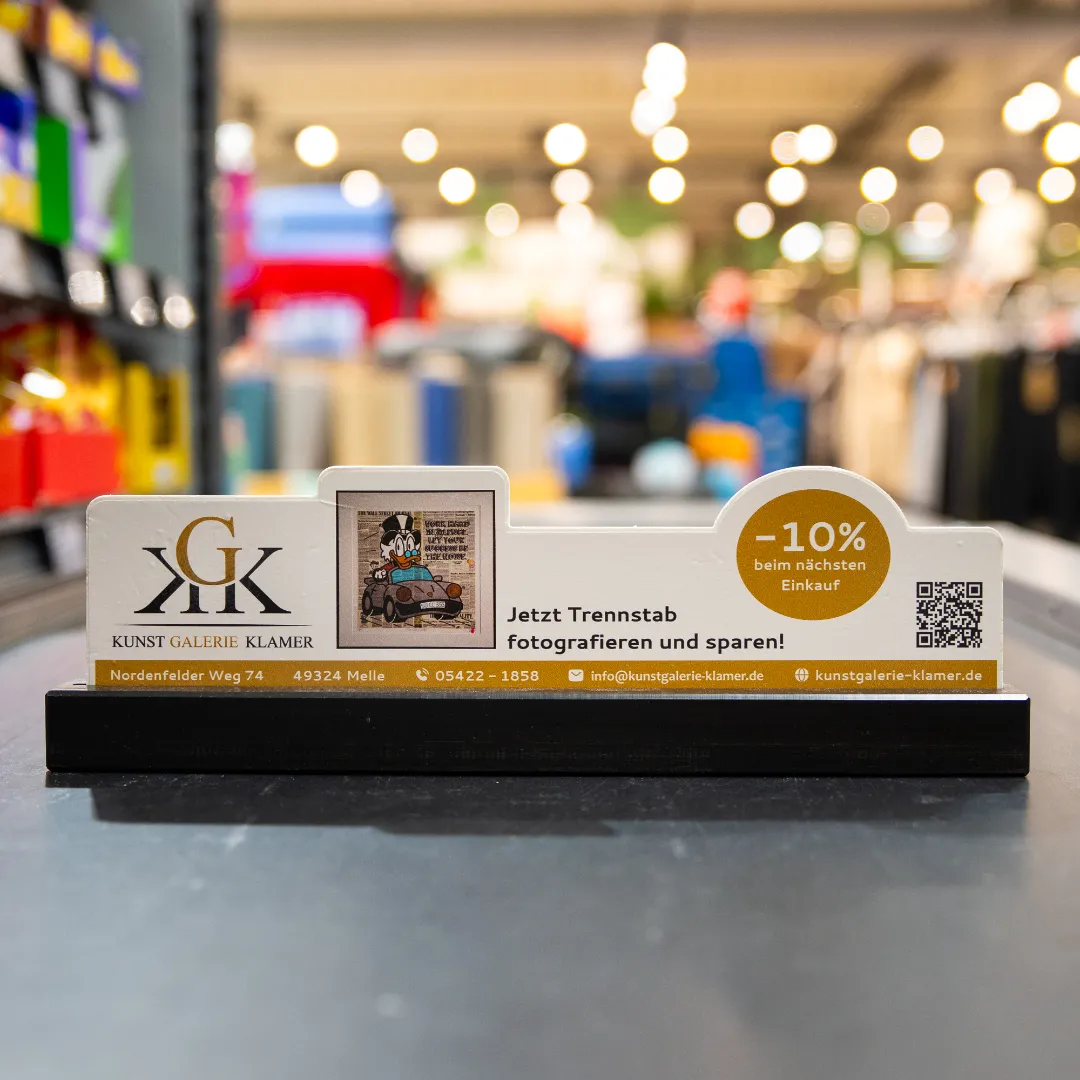 Warentrenner Kunstgalerie Klamer