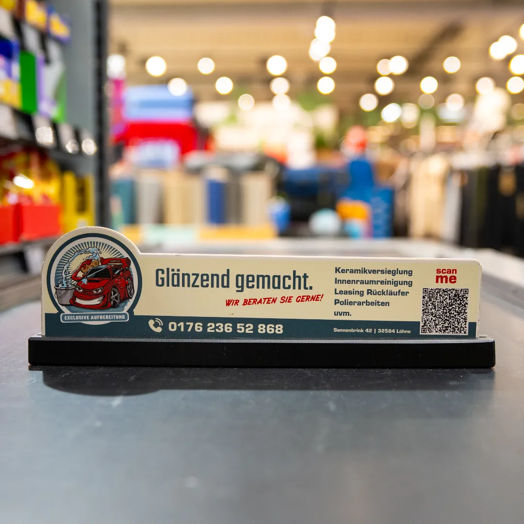 Warentrenner Glänzend gemacht